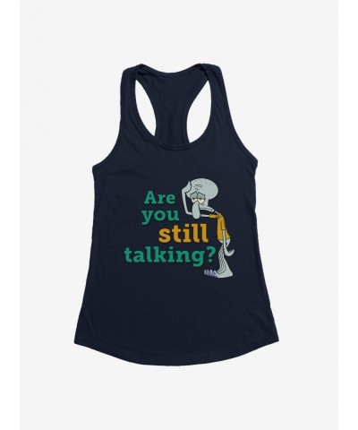 Huge Discount SpongeBob SquarePants Squidward Are You Still Still Talking Girls Tank $5.98 Tanks