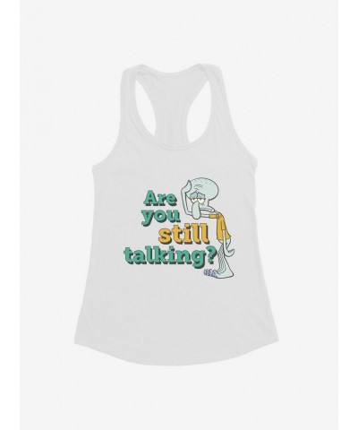 Huge Discount SpongeBob SquarePants Squidward Are You Still Still Talking Girls Tank $5.98 Tanks