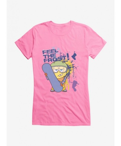 Discount Sale SpongeBob SquarePants Feel The Frost Girls T-Shirt $9.16 T-Shirts