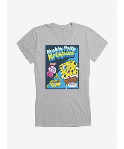 Flash Deal SpongeBob SquarePants Krabby Patty Krispies Girls T-Shirt $8.17 T-Shirts