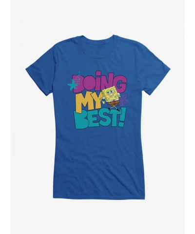 Exclusive SpongeBob SquarePants Doing My Best! Girls T-Shirt $7.77 T-Shirts