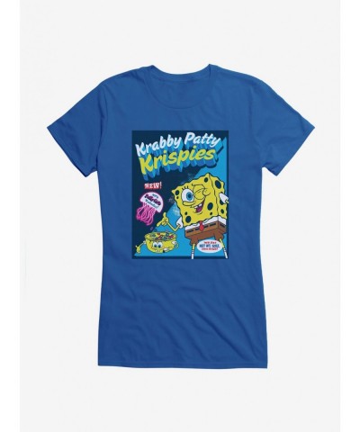 Flash Deal SpongeBob SquarePants Krabby Patty Krispies Girls T-Shirt $8.17 T-Shirts