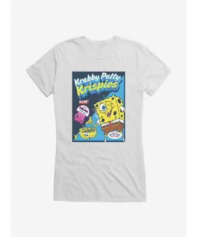 Flash Deal SpongeBob SquarePants Krabby Patty Krispies Girls T-Shirt $8.17 T-Shirts