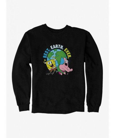 Unique SpongeBob SquarePants Best Earth Duo Ever Sweatshirt $14.46 Sweatshirts