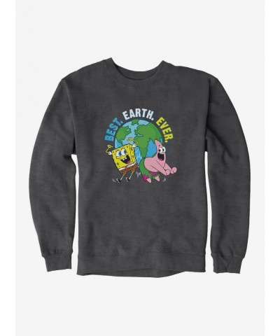 Unique SpongeBob SquarePants Best Earth Duo Ever Sweatshirt $14.46 Sweatshirts