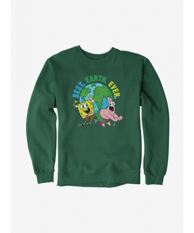 Unique SpongeBob SquarePants Best Earth Duo Ever Sweatshirt $14.46 Sweatshirts