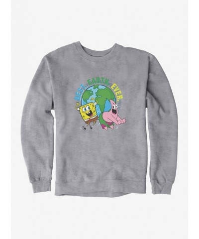 Unique SpongeBob SquarePants Best Earth Duo Ever Sweatshirt $14.46 Sweatshirts