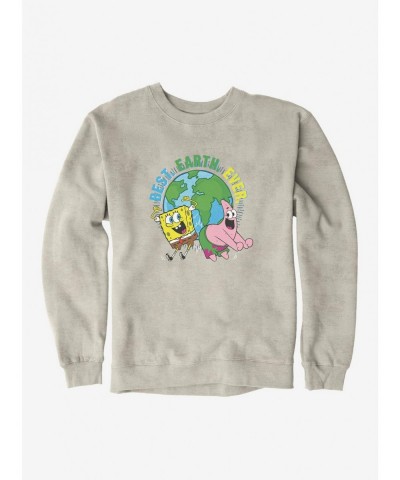 Unique SpongeBob SquarePants Best Earth Duo Ever Sweatshirt $14.46 Sweatshirts