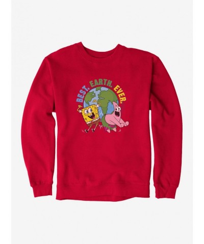 Unique SpongeBob SquarePants Best Earth Duo Ever Sweatshirt $14.46 Sweatshirts