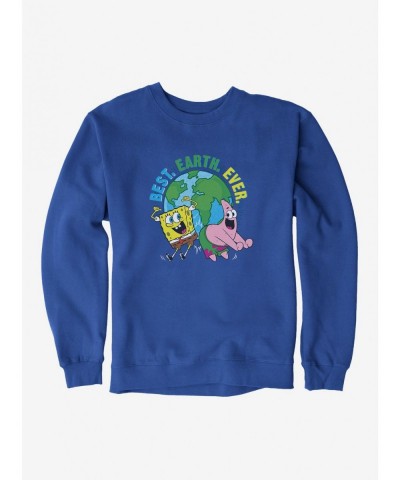 Unique SpongeBob SquarePants Best Earth Duo Ever Sweatshirt $14.46 Sweatshirts