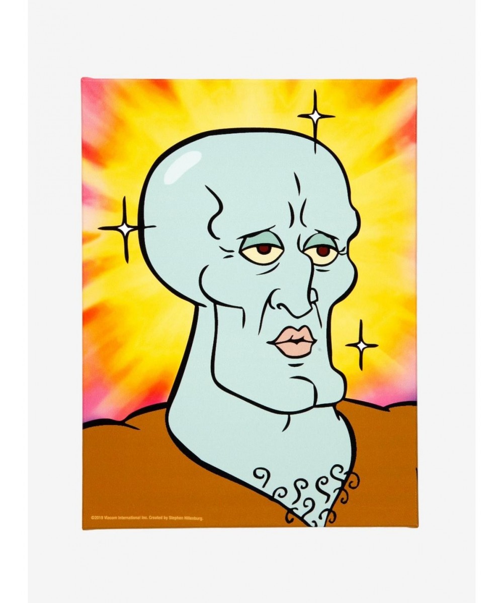 Limited Time Special SpongeBob SquarePants Handsome Squidward Mini Canvas Art $3.25 Merchandises