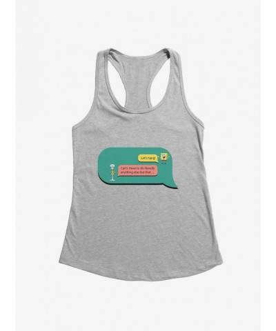 Huge Discount SpongeBob SquarePants Text Bubble Let's Hang Girls Tank $9.56 Tanks