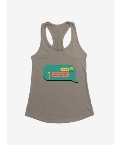 Huge Discount SpongeBob SquarePants Text Bubble Let's Hang Girls Tank $9.56 Tanks