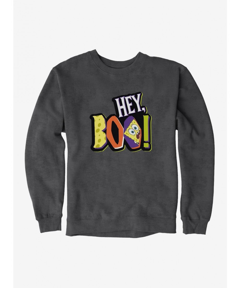 Hot Sale SpongeBob SquarePants Hey, Boo! Sweatshirt $9.45 Sweatshirts