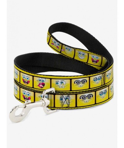 Cheap Sale Spongebob Squarepants 10 Expressions Filmstrip Dog Leash $10.76 Leashes