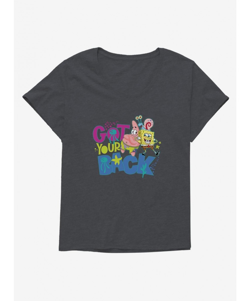 Value for Money SpongeBob SquarePants Got Your Back Girls T-Shirt Plus Size $10.29 T-Shirts