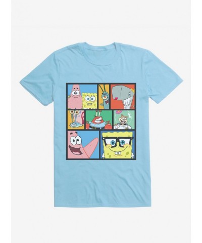 Discount Sale Extra Soft Spongebob Squarepants Collage T-Shirt $10.05 T-Shirts