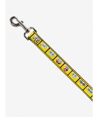 Cheap Sale Spongebob Squarepants 10 Expressions Filmstrip Dog Leash $10.76 Leashes