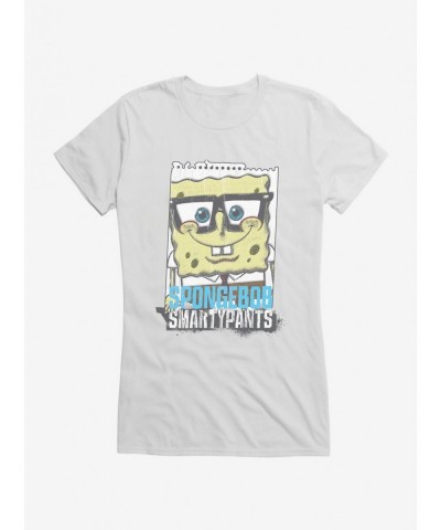 Discount Sale SpongeBob SquarePants SpongeBob SmartyPants Girls Purple T-Shirt $8.17 T-Shirts