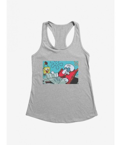 Unique SpongeBob SquarePants Squidward Tanning Girls Tank $6.77 Tanks