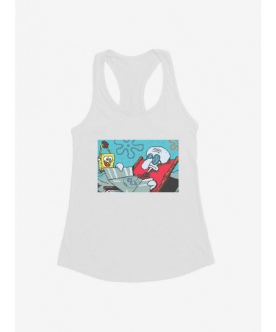 Unique SpongeBob SquarePants Squidward Tanning Girls Tank $6.77 Tanks