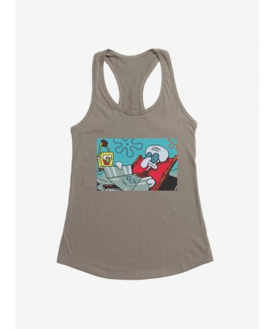 Unique SpongeBob SquarePants Squidward Tanning Girls Tank $6.77 Tanks