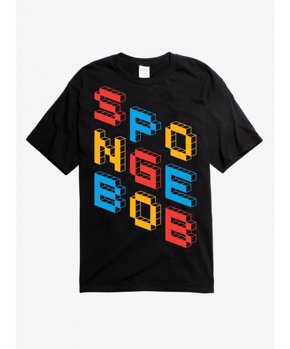 Bestselling SpongeBob SquarePants Block Script SpongeBob T-Shirt $6.50 T-Shirts