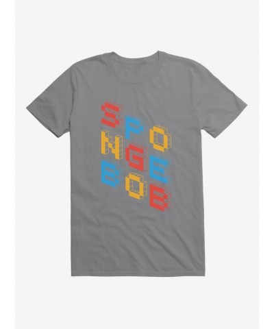 Bestselling SpongeBob SquarePants Block Script SpongeBob T-Shirt $6.50 T-Shirts