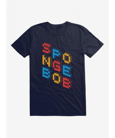 Bestselling SpongeBob SquarePants Block Script SpongeBob T-Shirt $6.50 T-Shirts