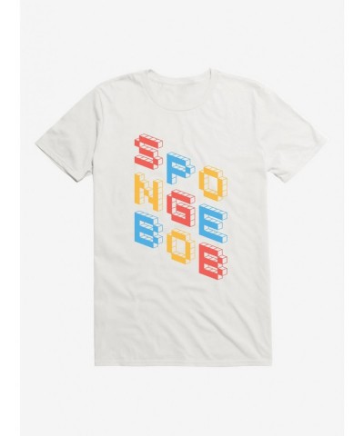 Bestselling SpongeBob SquarePants Block Script SpongeBob T-Shirt $6.50 T-Shirts