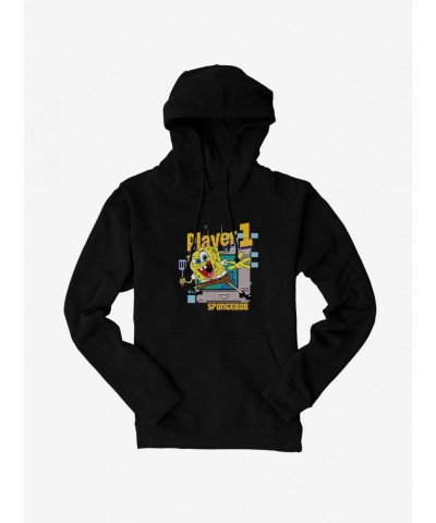 Exclusive Price SpongeBob SquarePants Player 1 SpongeBob Hoodie $17.60 Hoodies