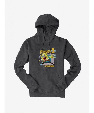 Exclusive Price SpongeBob SquarePants Player 1 SpongeBob Hoodie $17.60 Hoodies