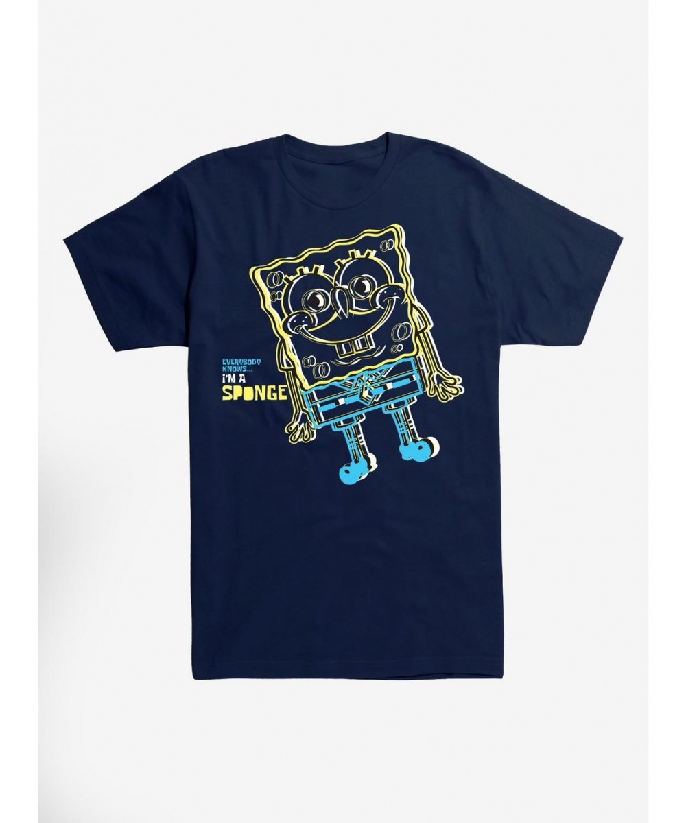 Special SpongeBob Iconic Outline T-Shirt $9.32 T-Shirts