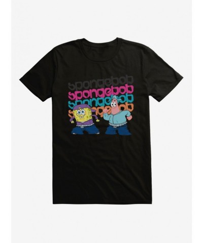 Unique SpongeBob SquarePants Dance Crew SpongeBob Patrick T-Shirt $7.27 T-Shirts