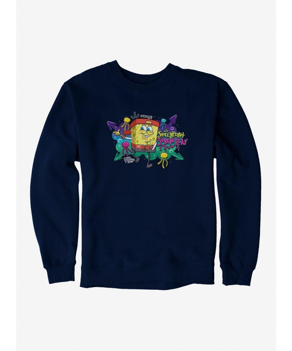 Wholesale SpongeBob SquarePants Hip Hop Jellyfish Jammin' Sweatshirt $10.33 Sweatshirts