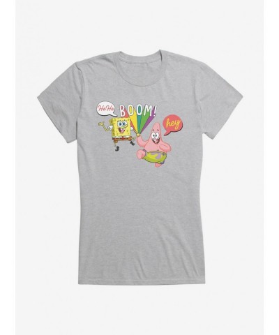 Fashion SpongeBob SquarePants Boom! Duo Girls T-Shirt $9.16 T-Shirts