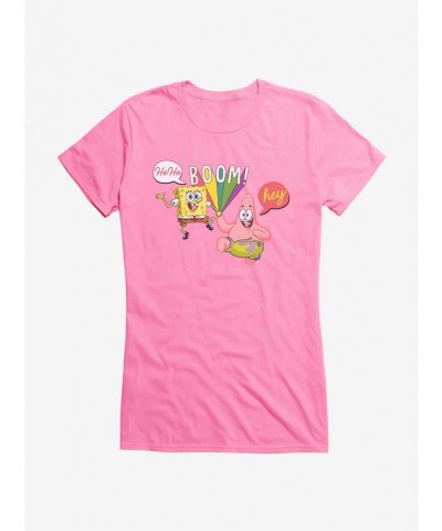 Fashion SpongeBob SquarePants Boom! Duo Girls T-Shirt $9.16 T-Shirts