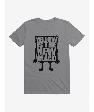 Exclusive Price SpongeBob SquarePants Yellow Is The New Black T-Shirt $8.80 T-Shirts