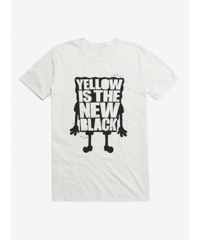 Exclusive Price SpongeBob SquarePants Yellow Is The New Black T-Shirt $8.80 T-Shirts