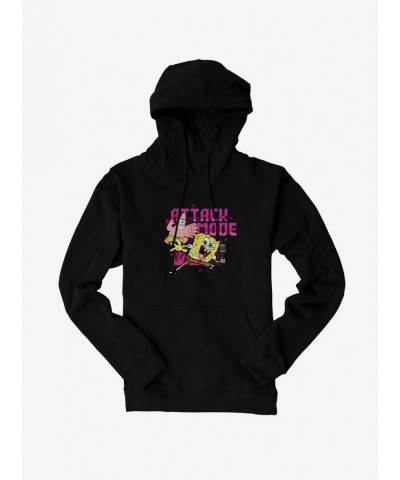 Flash Sale SpongeBob SquarePants Attack Mode Hoodie $16.88 Hoodies