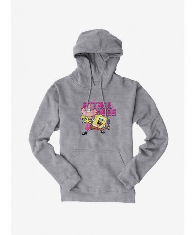 Flash Sale SpongeBob SquarePants Attack Mode Hoodie $16.88 Hoodies