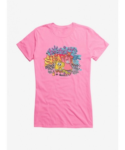 Best Deal SpongeBob SquarePants Hip Hop Duo Girls T-Shirt $9.76 T-Shirts