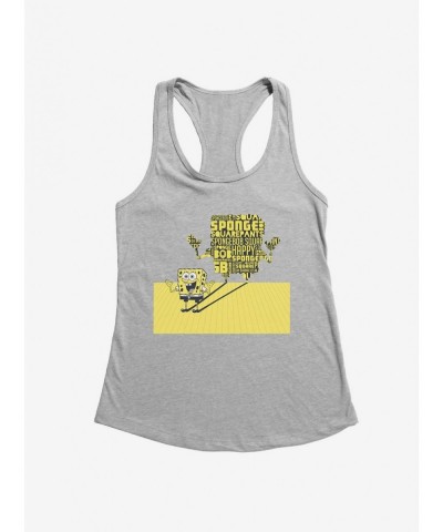 Bestselling SpongeBob SquarePants Shadow Typography Girls Tank $7.17 Tanks