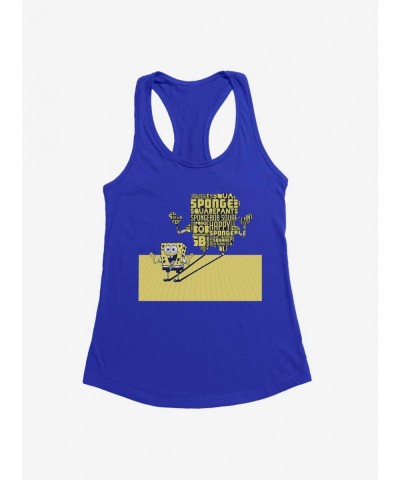 Bestselling SpongeBob SquarePants Shadow Typography Girls Tank $7.17 Tanks