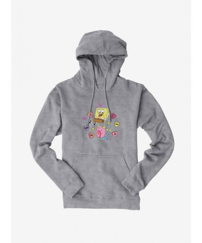 Discount SpongeBob SquarePants Valentine Conversation Hearts Hoodie $16.04 Hoodies