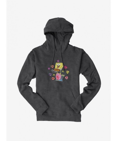 Discount SpongeBob SquarePants Valentine Conversation Hearts Hoodie $16.04 Hoodies