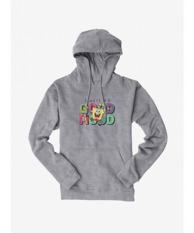 Premium SpongeBob SquarePants Always In A Good Mood Hoodie $16.52 Hoodies