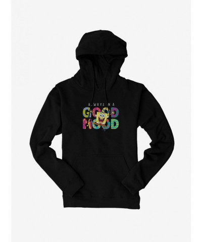 Premium SpongeBob SquarePants Always In A Good Mood Hoodie $16.52 Hoodies