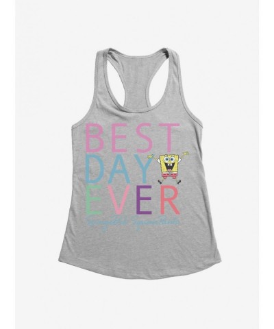 Crazy Deals SpongeBob SquarePants Best Day Ever Rainbow Girls Tank $7.57 Tanks