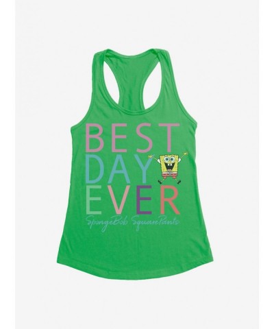 Crazy Deals SpongeBob SquarePants Best Day Ever Rainbow Girls Tank $7.57 Tanks